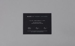 Marc by Marc Jacobs invitation