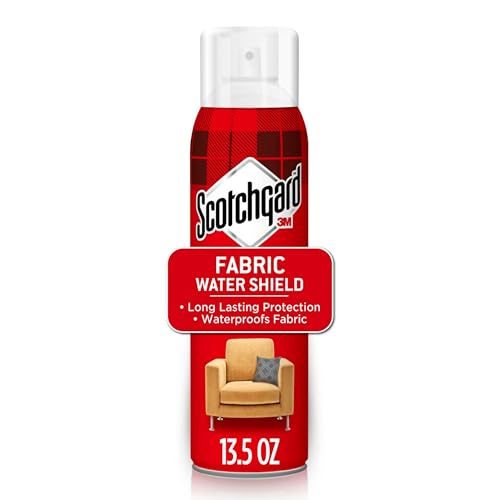 Scotchgard Fabric Water Shield, Water Repellent Spray for Spring and Summer Clothing and Household Upholstery Items, Long-Lasting Protection, Water Repellent for Seasonal Fabric, 13.5 Oz