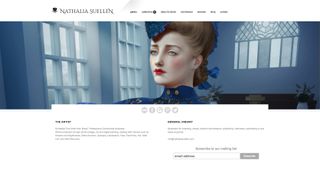 Die Portfolio-Site von Suellen sieht edel und raffiniert aus