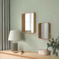 IKEA DV&Auml;RGSYREN Mirror, oak veneer