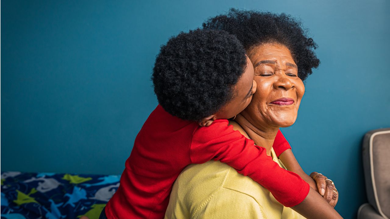 A grandma who retired early spends time with her adorable grandchild.