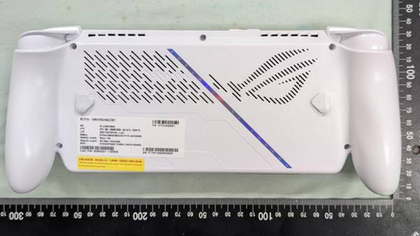 Leaked Asus ROG Ally 2 gaming handheld on table