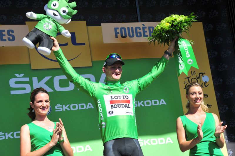 Andr&eacute; Greipel (Lotto Soudal) keeps green