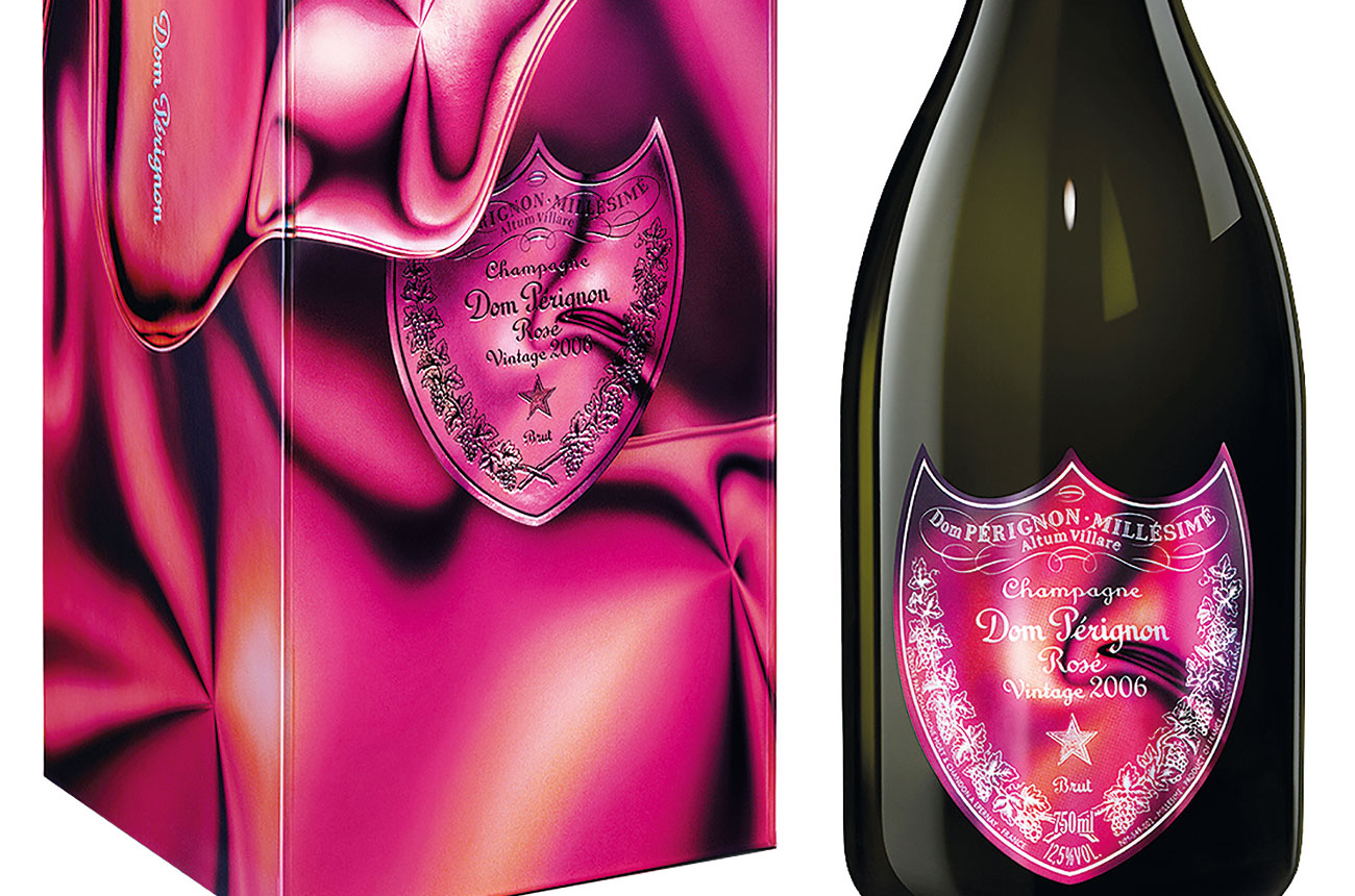 dom perignon rose 2006, lady gaga edition
