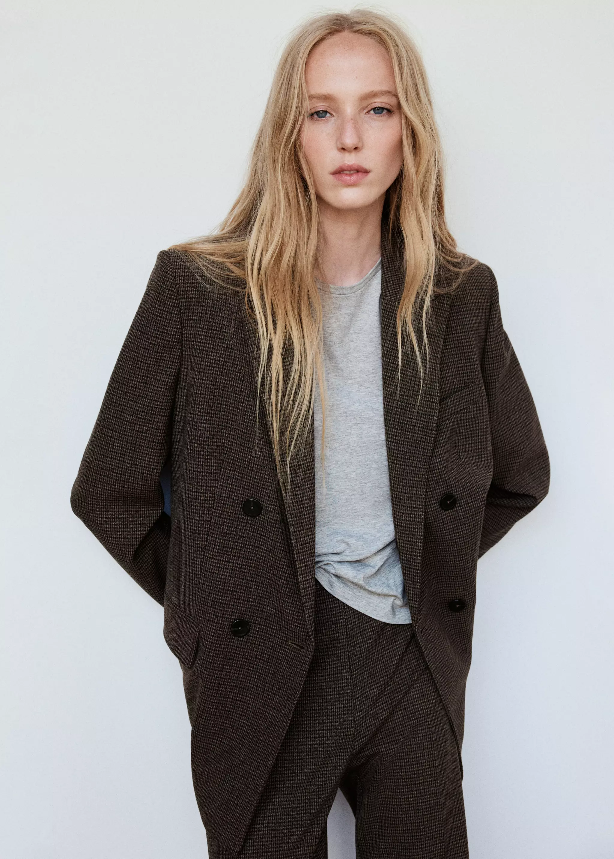 Double-Breasted Suit Blazer - Women | Mango United Kingdom
