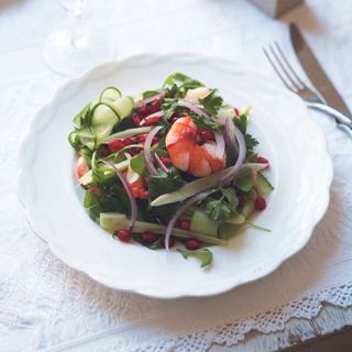 Prawn and Fennel Salad with Pomegranate