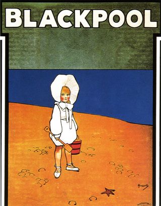 John Hassall poster design for Blackpool Council in 1912