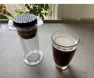 AeroPress coffee maker Americano