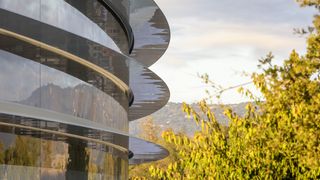 An image of Apple Park in the sun