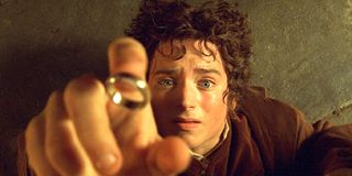 Elijah Wood as Frodo Baggins in The Lord of the Rings The Fellowship of the Ring