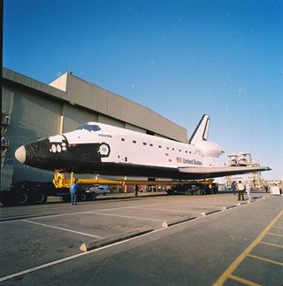 space shuttle atlantis assembled