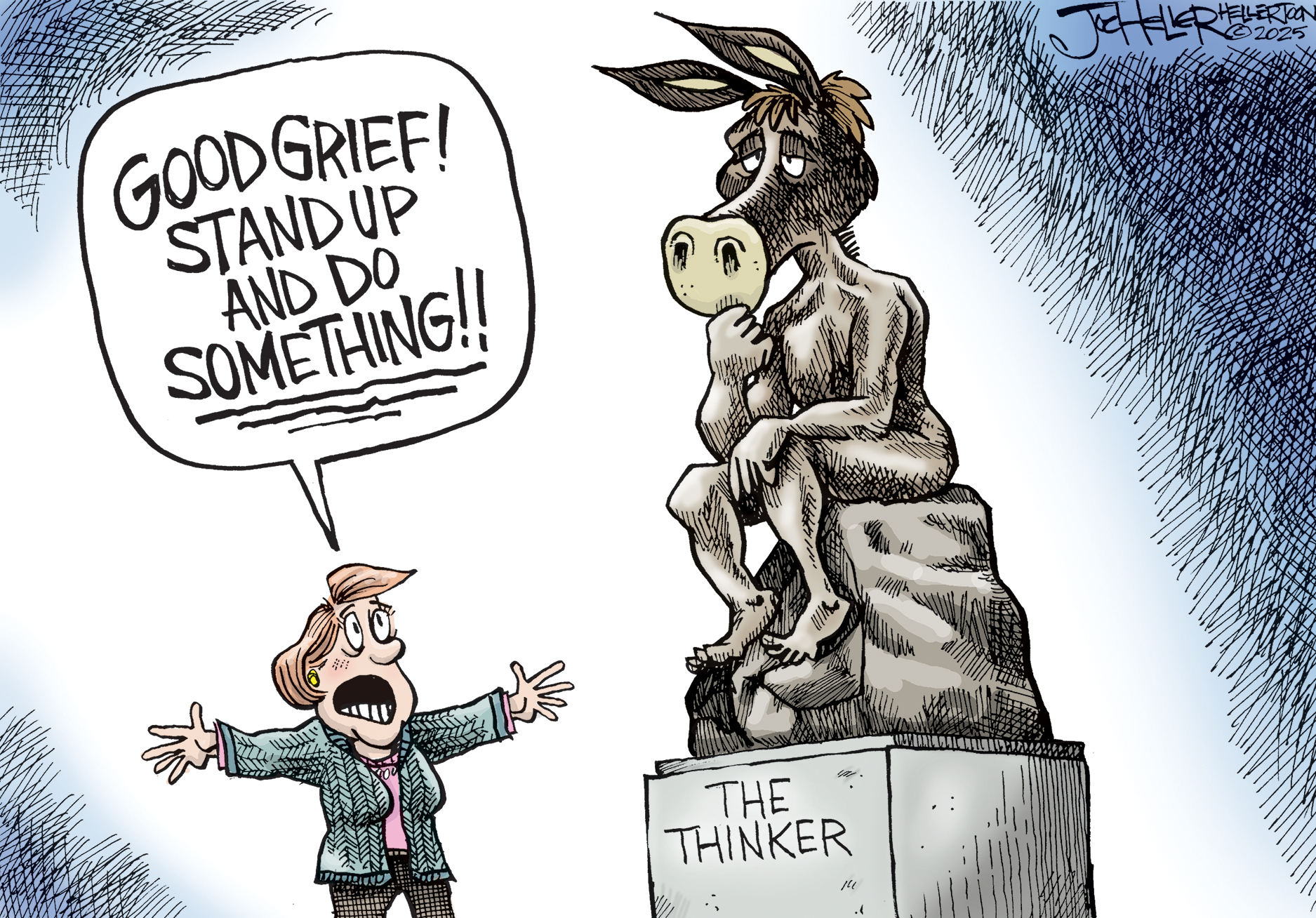 Political cartoon