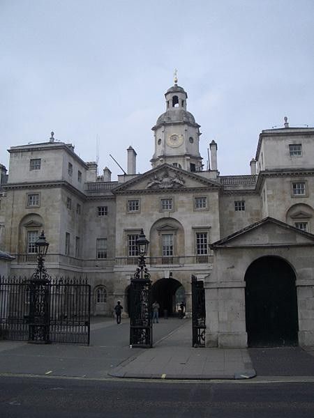 Horseguards Parade there will be mounted guards here later on