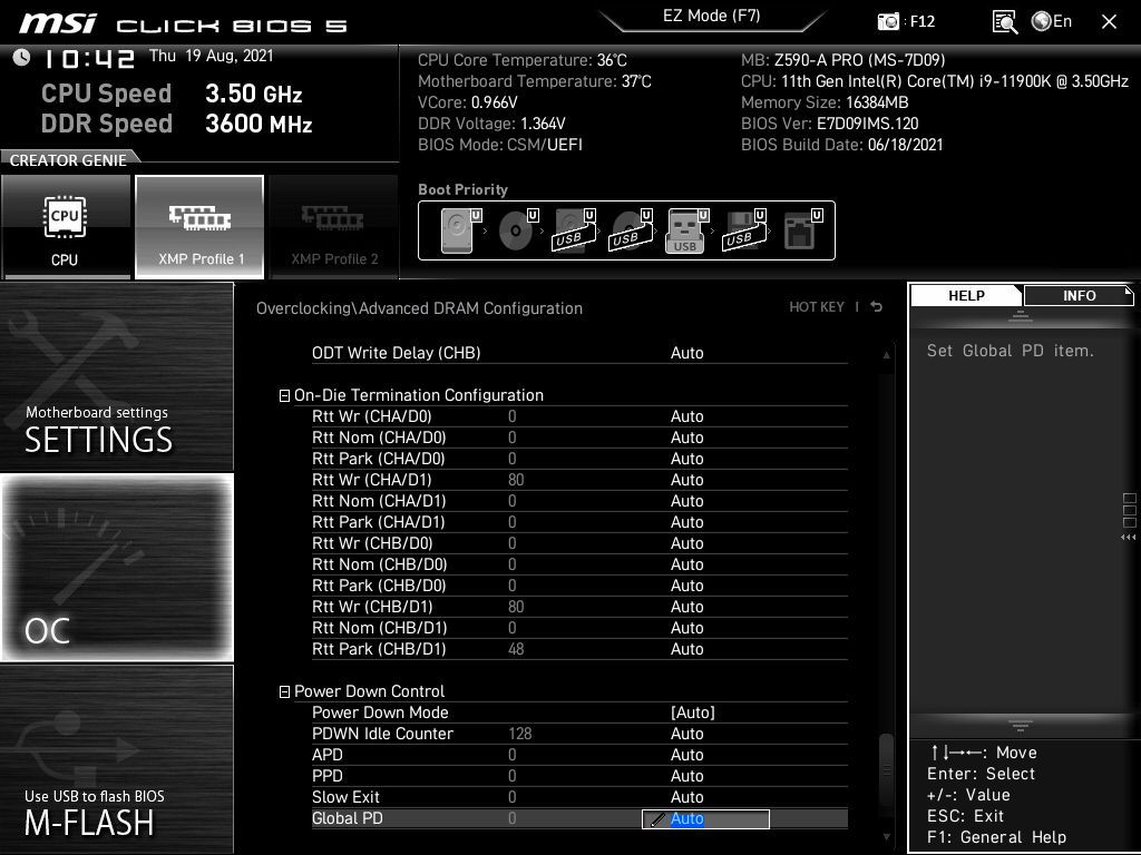 MSI MAG Z590-A Pro