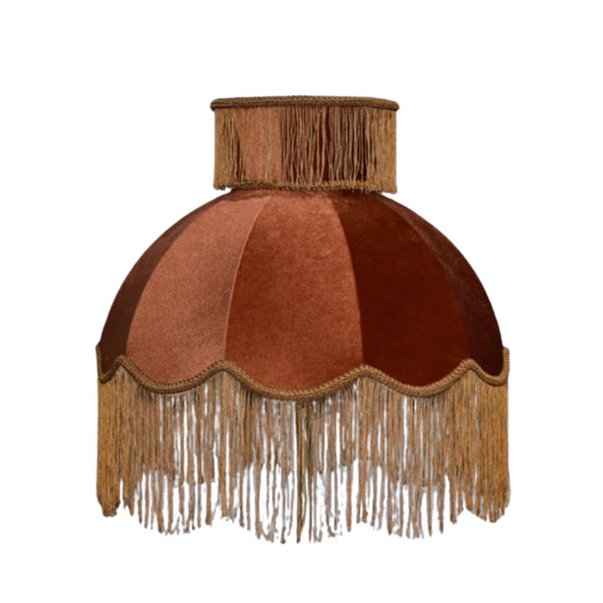 Fringed lamp shade