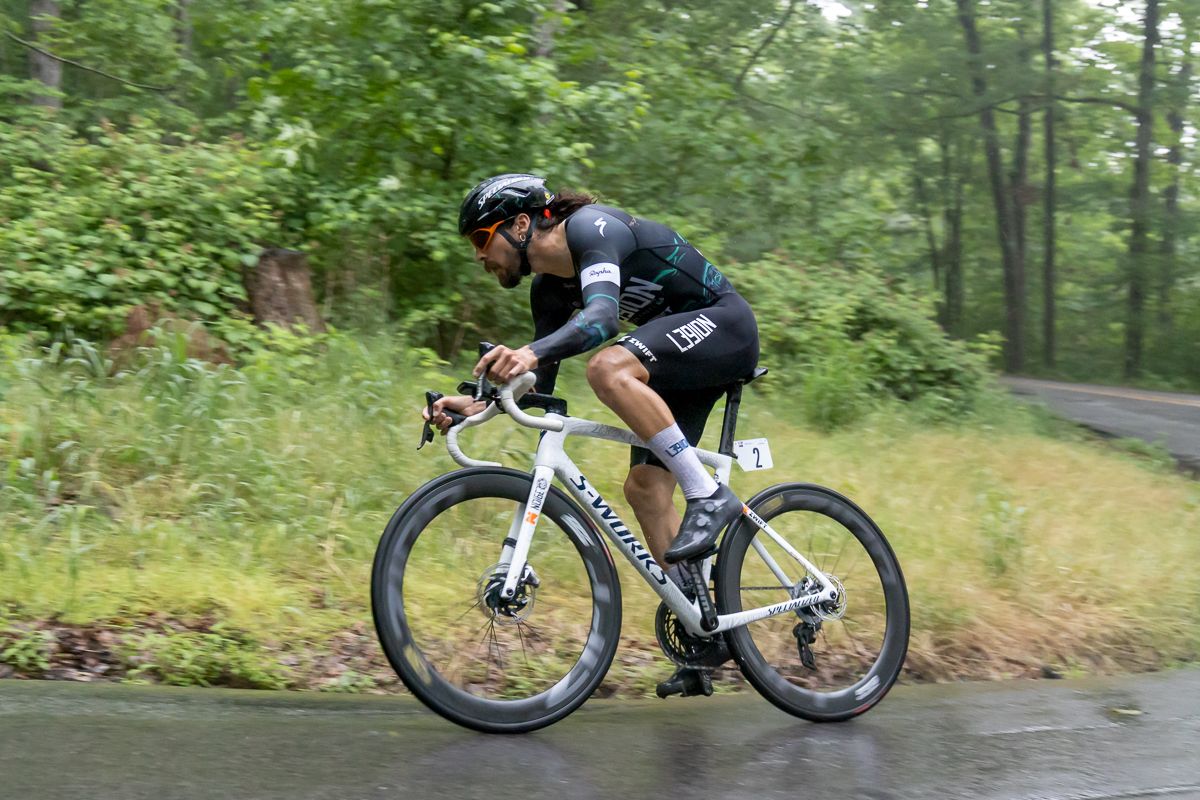 Sam Boardman (L39ION of Los Angeles) set the fastest time of the day, his first UCI victory.