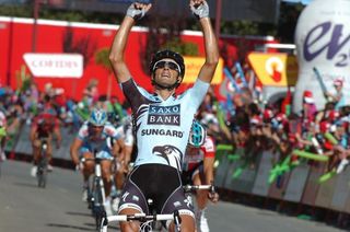 JJ Haedo enjoyed his first Vuelta victory.