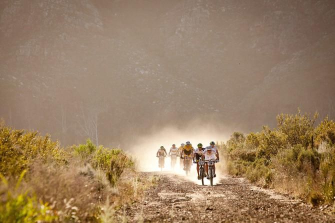 The lead bunch during the final stage