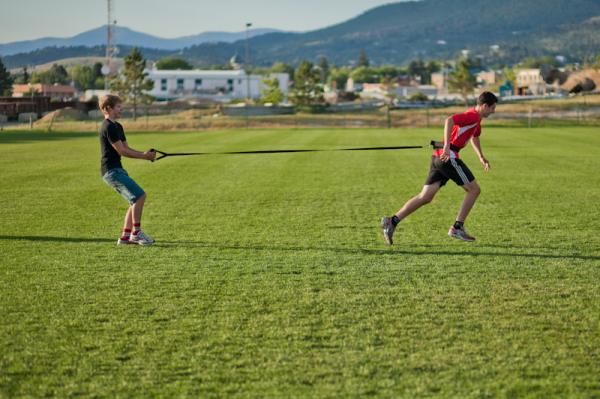 Resistance training was a fun part of the conditioning