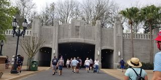 Entrance to Star Wars Galaxy's Edge at Disney's Hollywood Studios