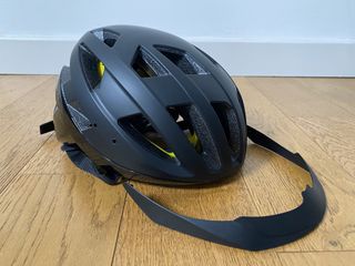 Image shows the mini-visor of the Cannondale Junction MIPS helmet.