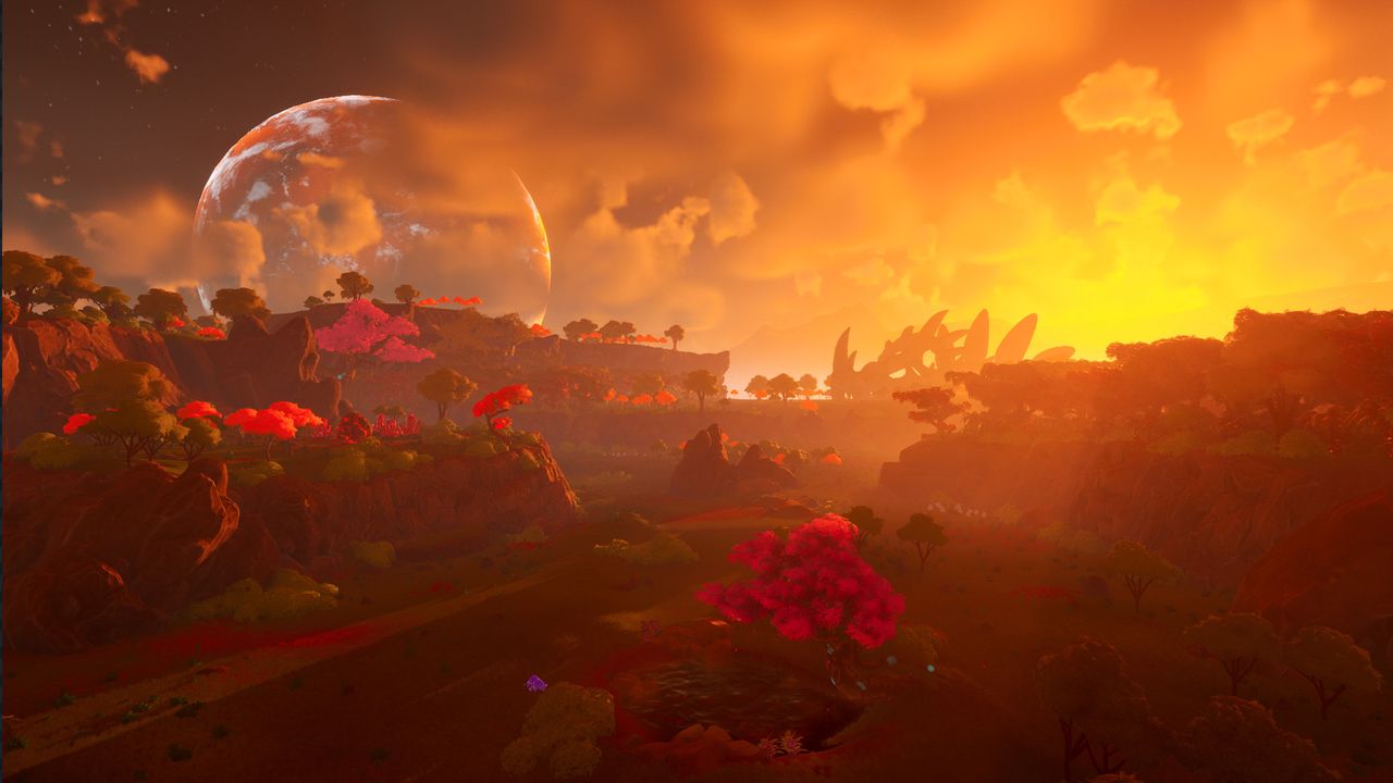An image of sci-fi farming game lightyear frontier.