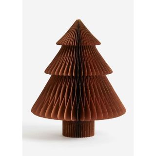 Brown paper Christmas tree