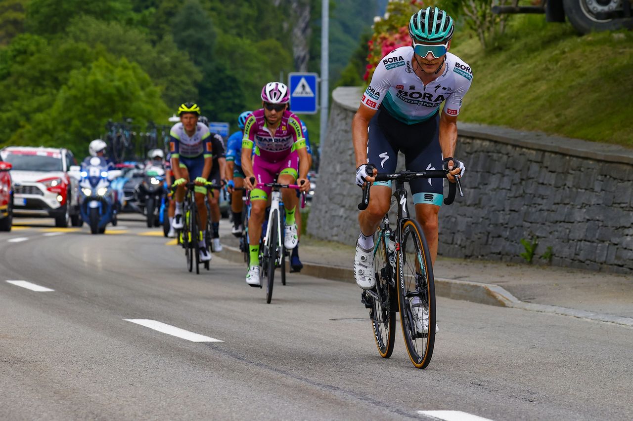Giro d'Italia 2021 - 104th Edition - 20th stage Verbania - Valle Spluga - Alpe Motta 164 km - 29/05/2021 - Felix Grossschartner (AUT - Bora - Hansgrohe) - photo Luca Bettini/BettiniPhoto&Acirc;&copy;2021