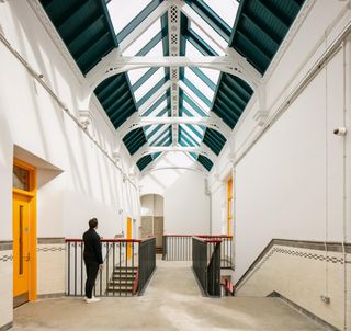 beautiful ceiling at Kinning Park Complex