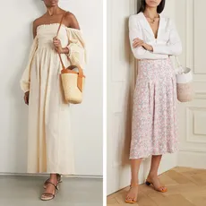 Two outfits from Net-a-porter