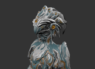 The Migisi Zephyr Helmet was the second of Frelling's initial Warframe designs.