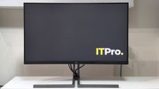 The AOC Graphic Pro U32U3CV on a desk