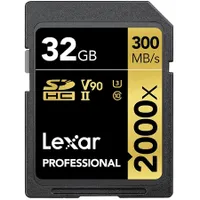 Lexar Professional 2000x SD card (32GB):£47.86 £29.99 at AmazonSave £17.87