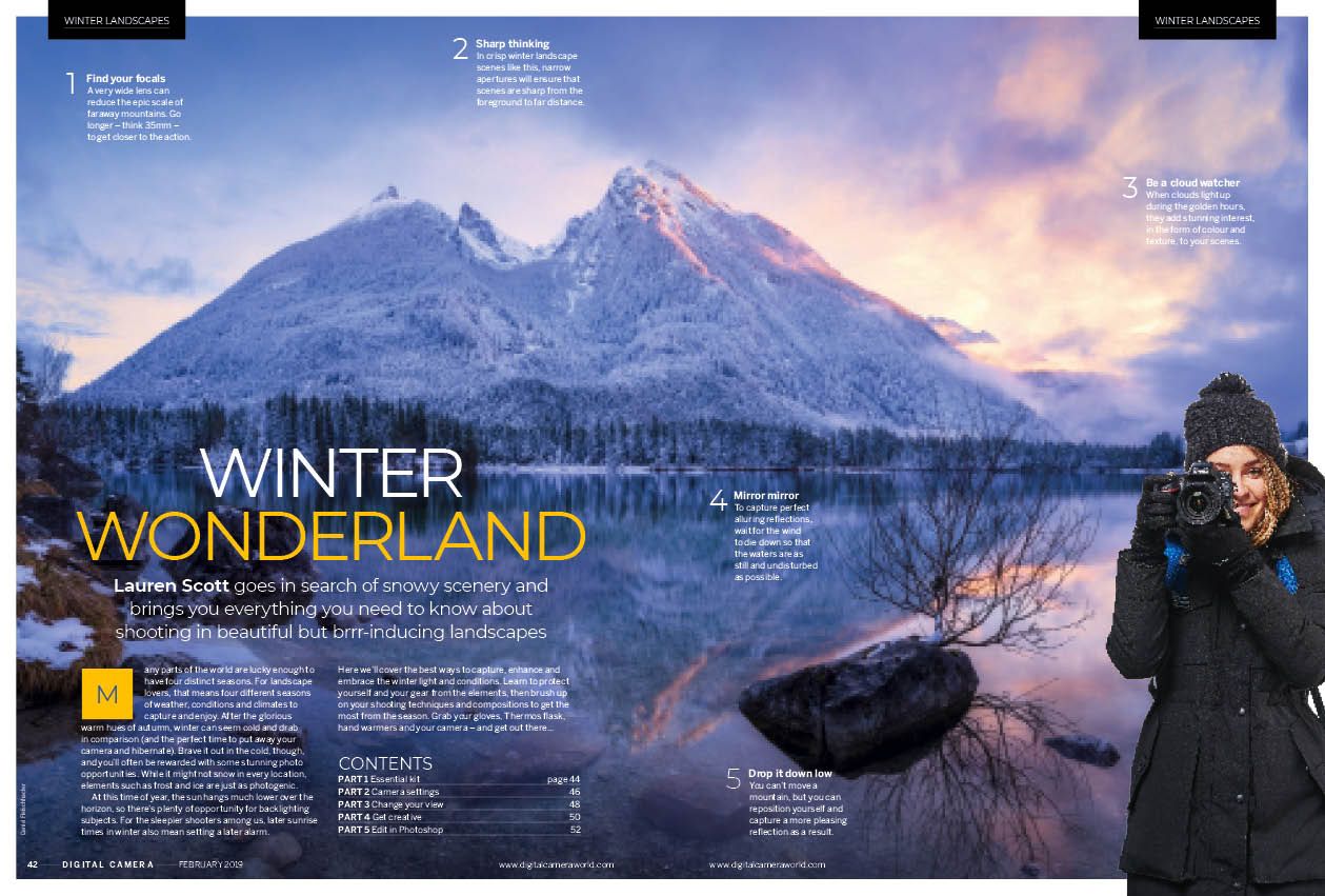 Winter landscapes feature, Digital Camera February 2019