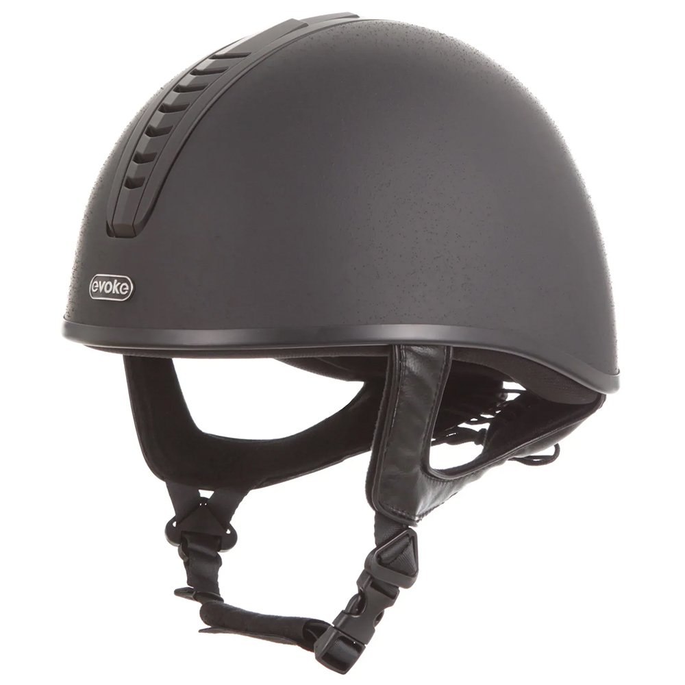 Close up of Evoke Orion JS4K MIPS skull hat