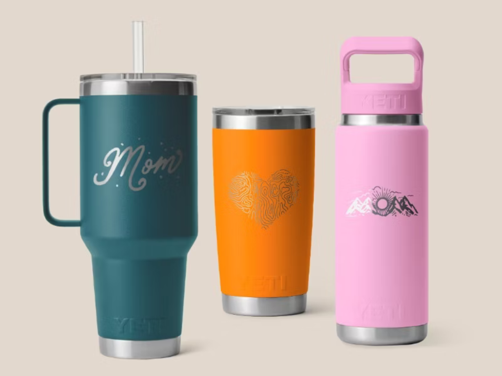 Yeti customized drinkware