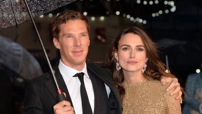 LONDON, ENGLAND - OCTOBER 08:Benedict Cumberbatch and Keira Knightley attend the opening night gala screening of "The Imitation Game" during the 58th BFI London Film Festival at Odeon Leicest