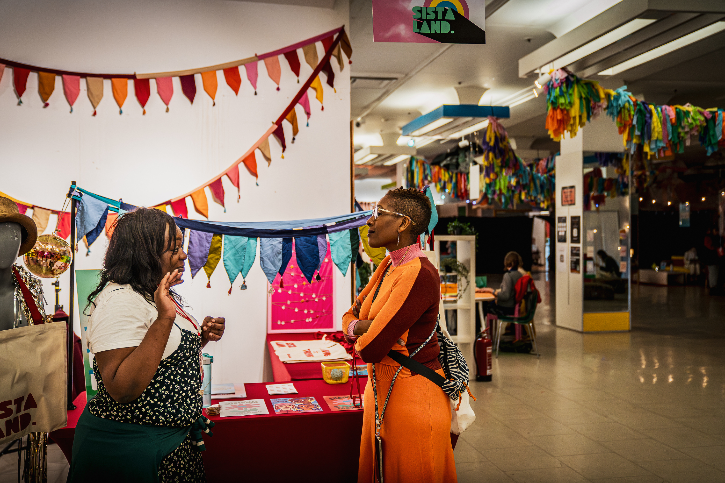 Sistaland; People at a festival