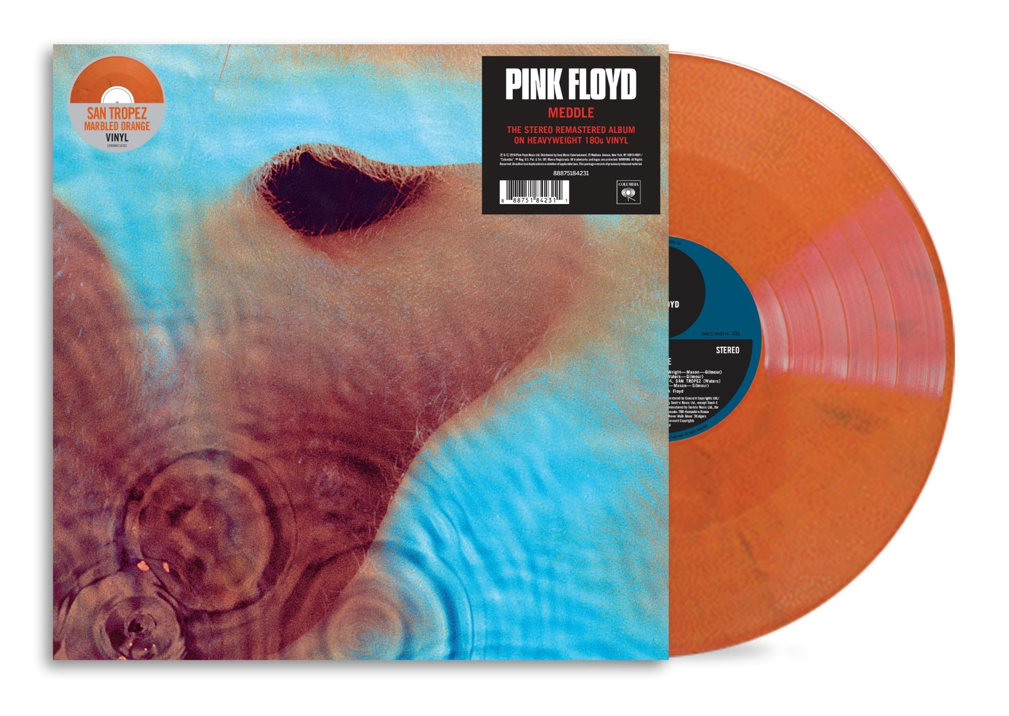 Pink Floyd Meddle coloured vinyl packshot