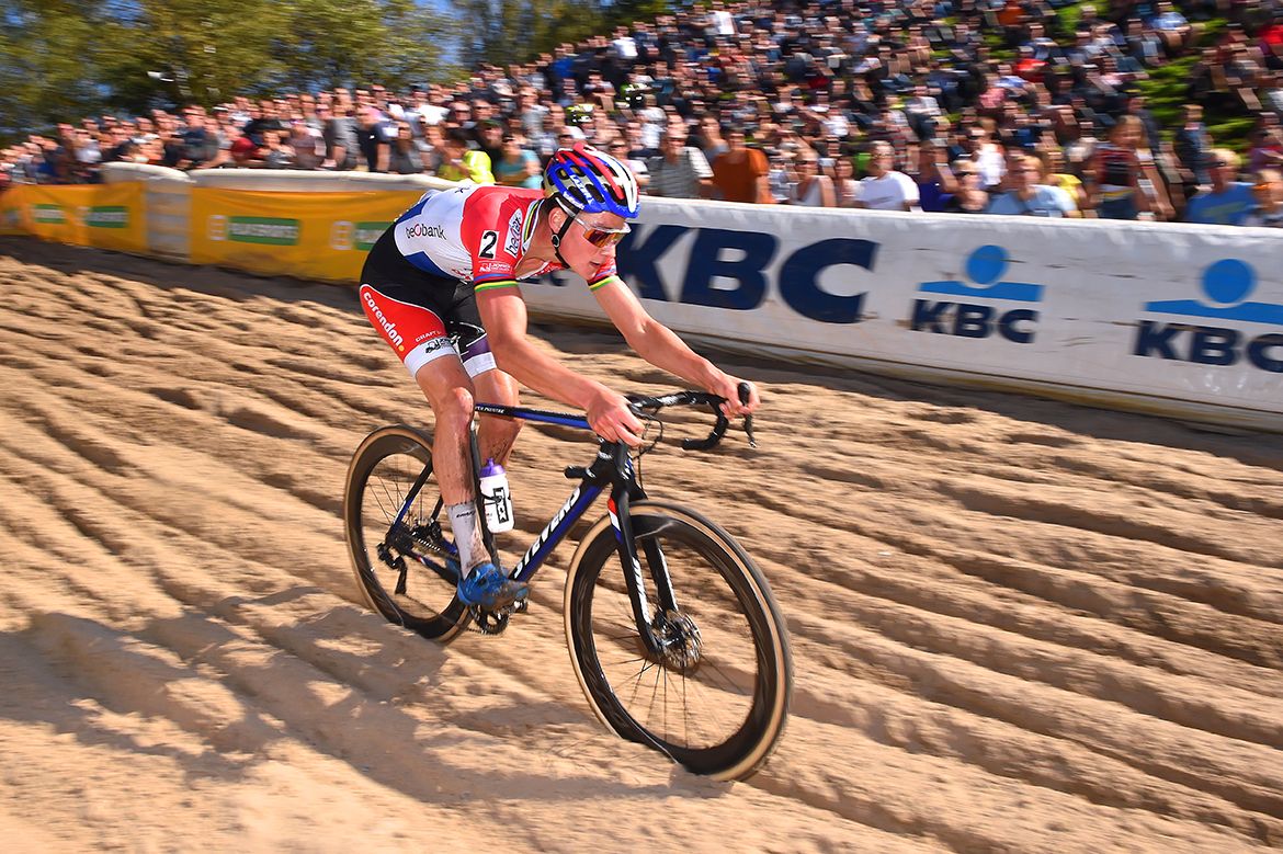 Mathieu van der Poel racing at Zonhoven