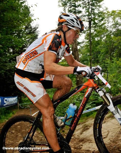 Marie-Helene Premont faced some breathing difficulties