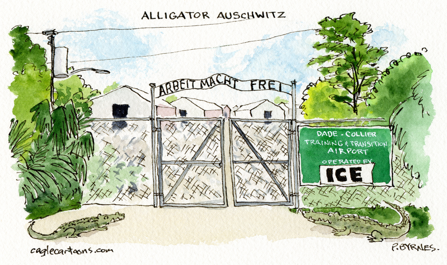 Political cartoon