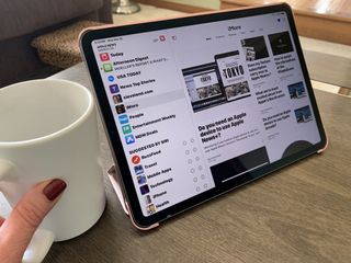 Apple News on iPad