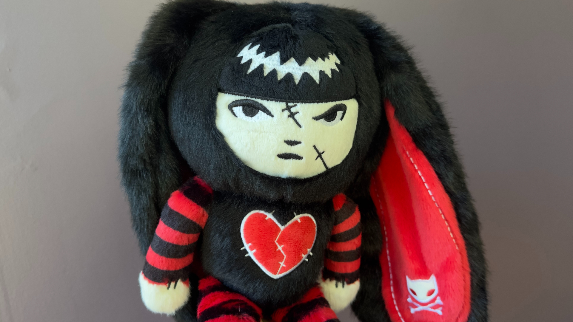An Alice: Madness Returns Emily the Plushie doll against a gray background