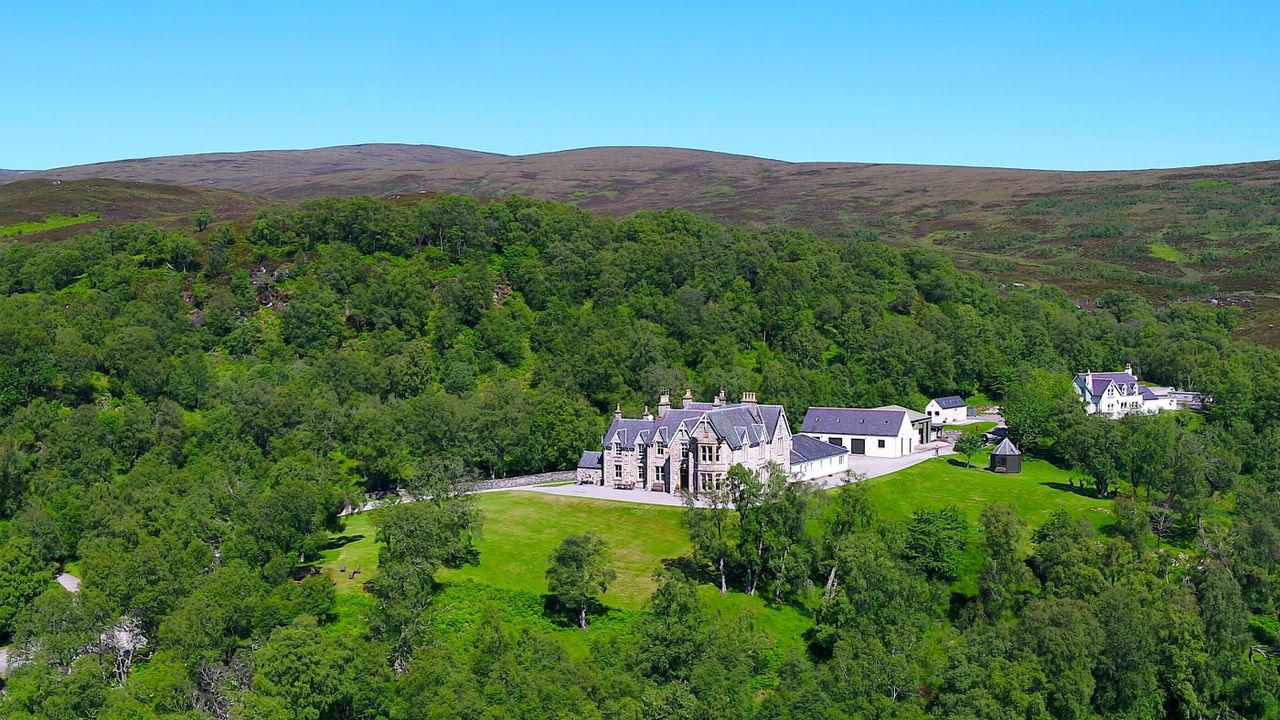 Alladale Wilderness Reserve is located on 23,000 acres of Scottish countryside