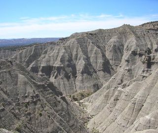 kaiparowits formation in Grand Staircase Escalante National Monument in Utah