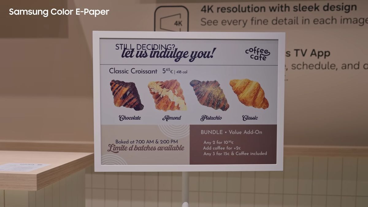 Samsung Color E-Paper EMDX 32"