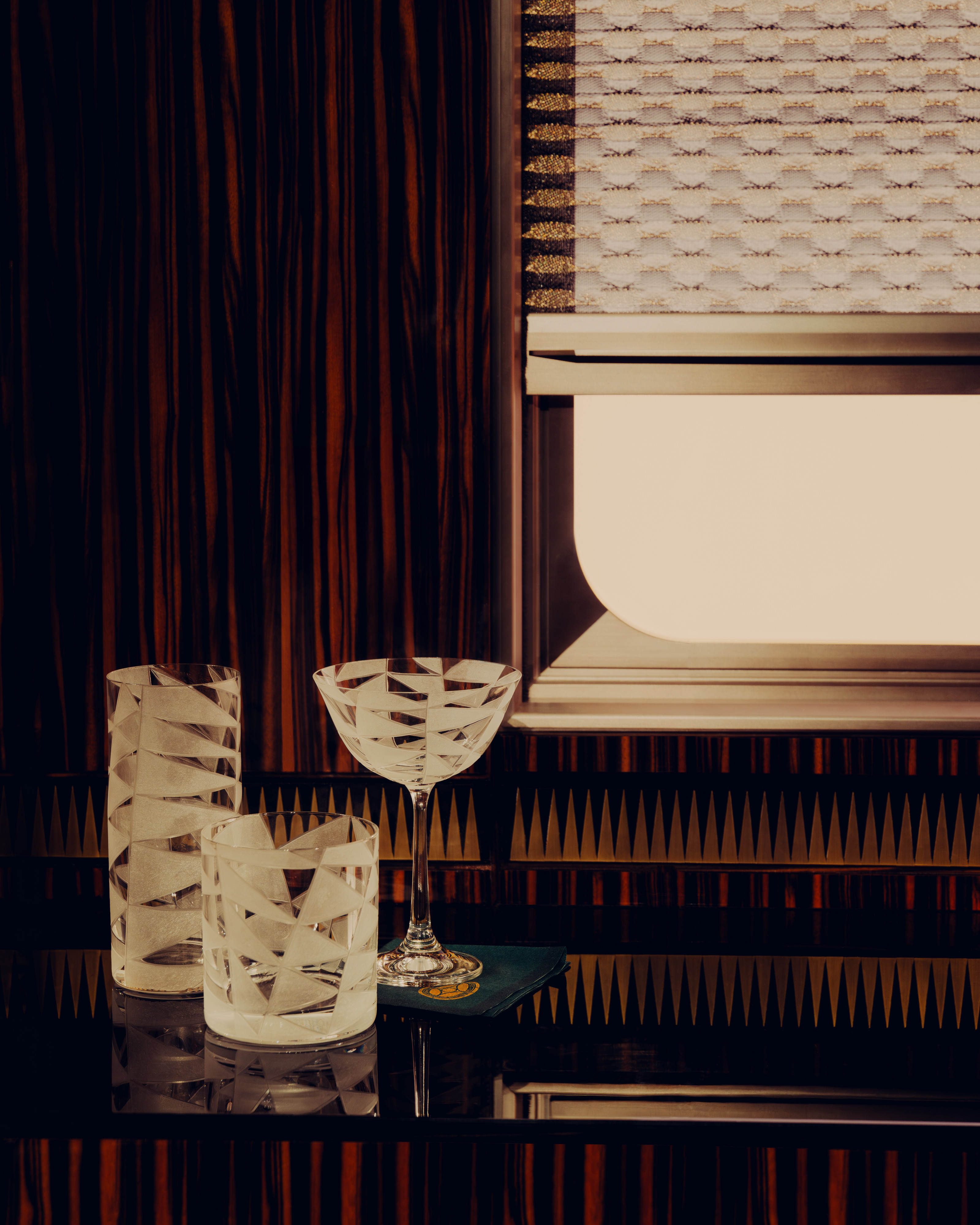 The bar aboard the new Orient Express