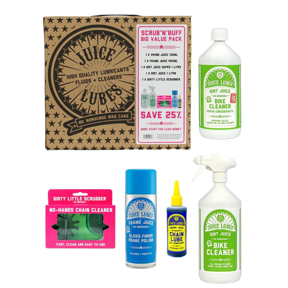 Juice Lubes Scrub 'n' Buff bike cleaning kit
