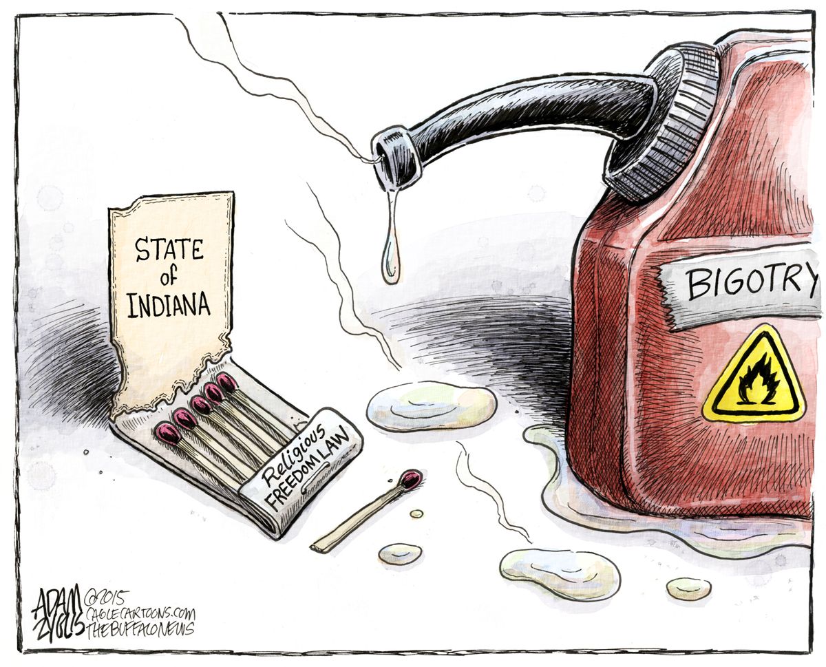 Political cartoon U.S. Indiana